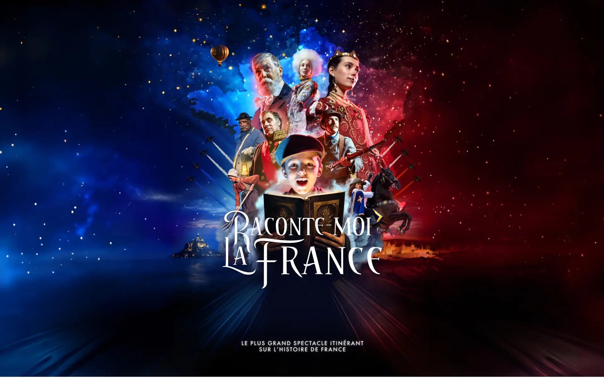 Affiche du spectacle Raconte-moi la France