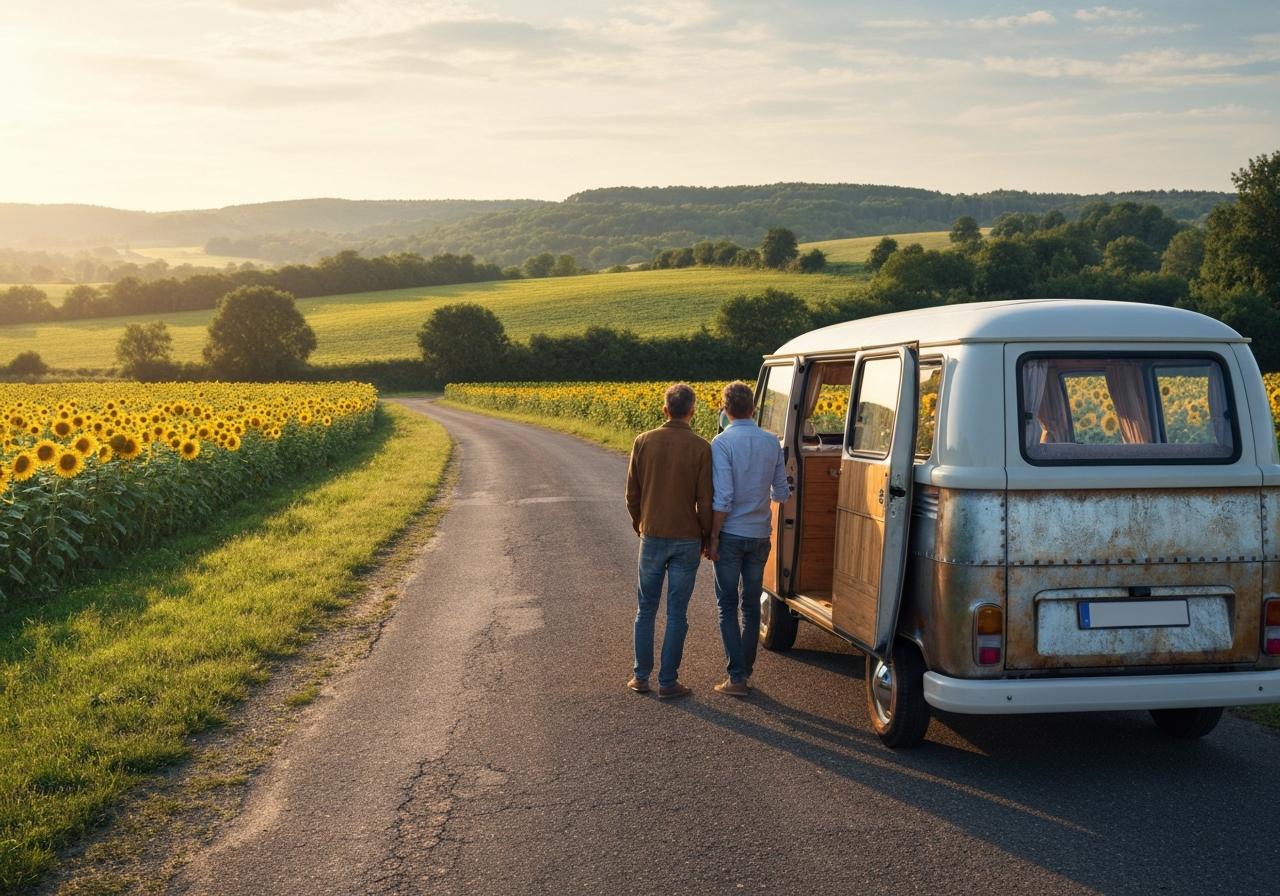road trip van france famille