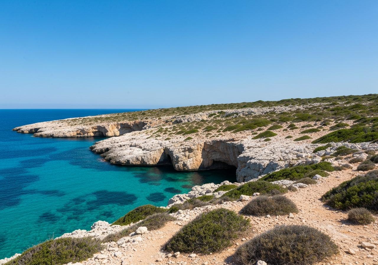 Sentier côtier île de Pomègues calanques turquoise
