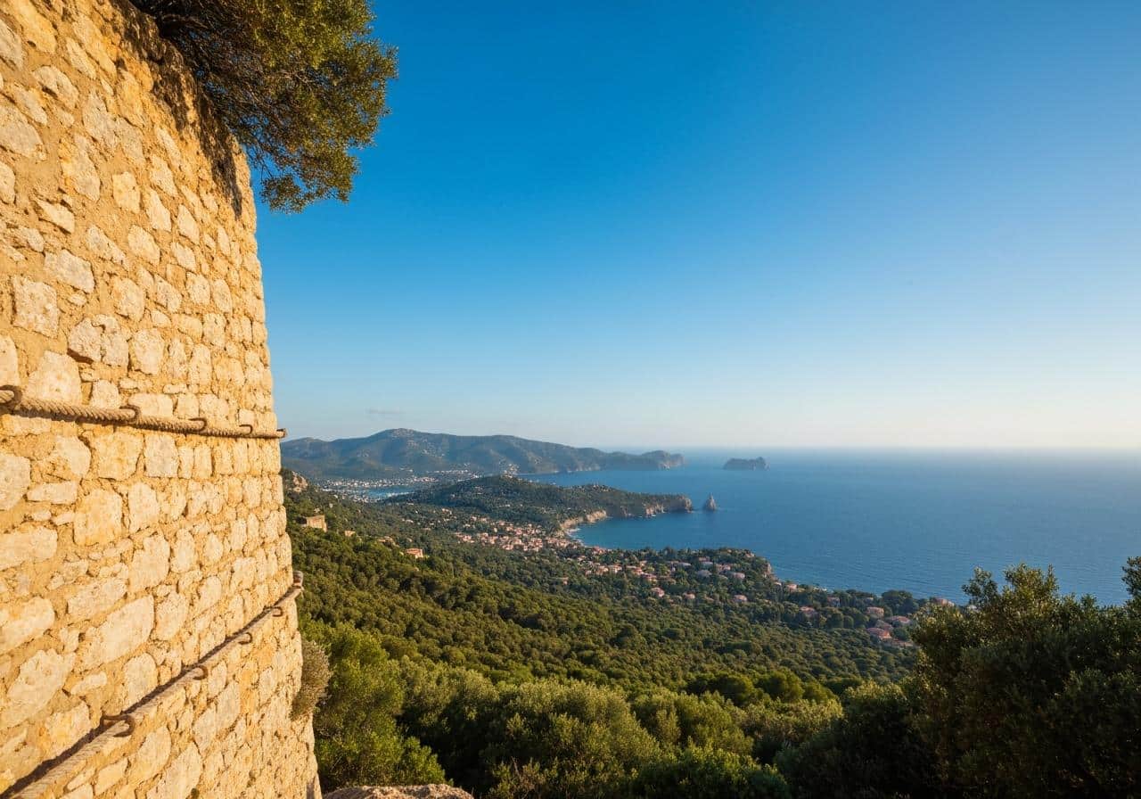 Village perché de Monticello dominant la baie de Calvi