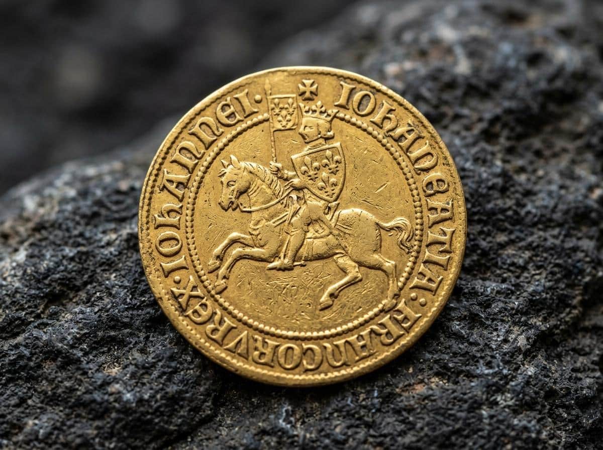 Pièce d'or médiévale du premier franc