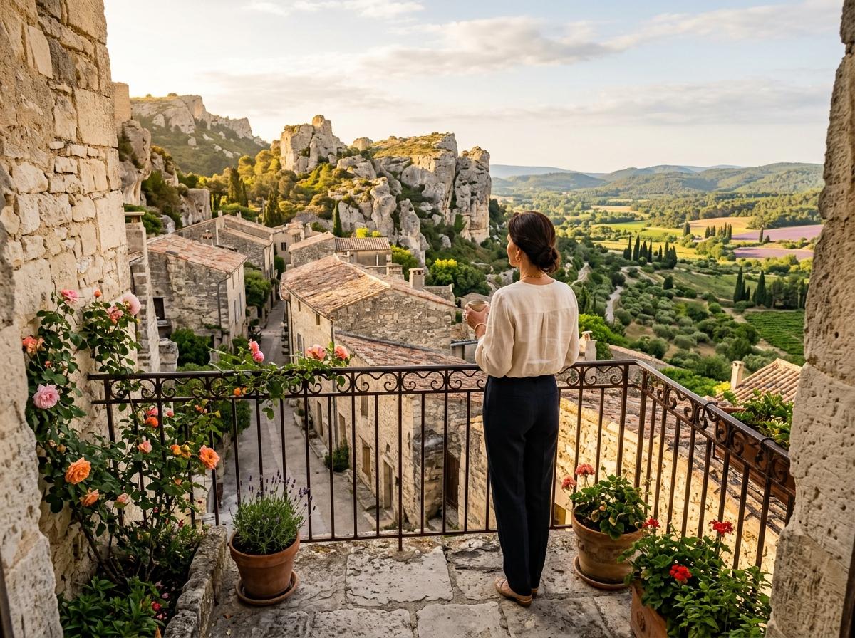 Quelle star habite aux Baux-de-Provence ?