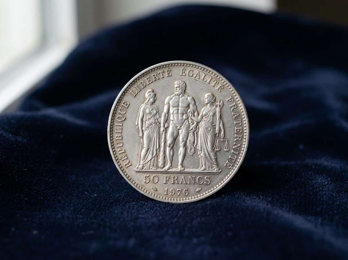 Pièce de 50 Francs Hercule en argent