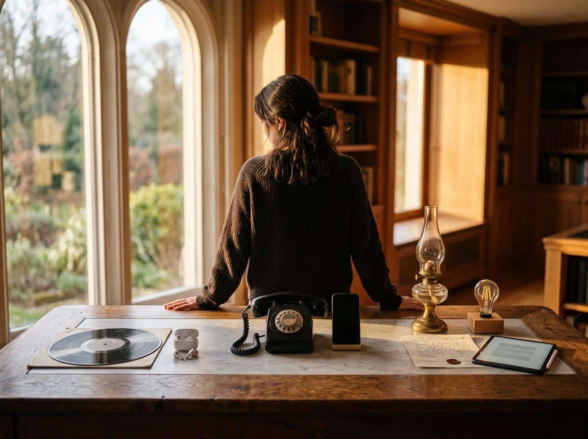 Quels sont quelques exemples d'objets d'autrefois et d'aujourd'hui ?