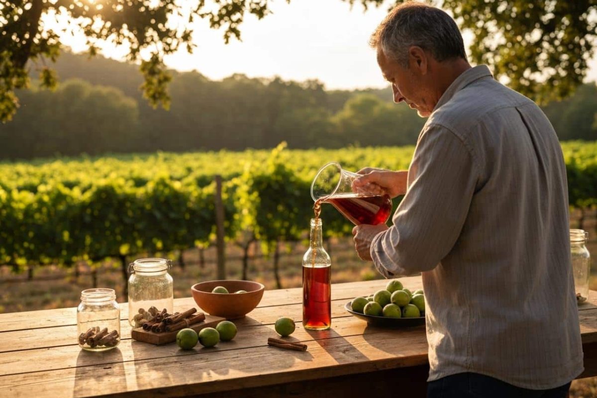 comment faire du vin de noix​