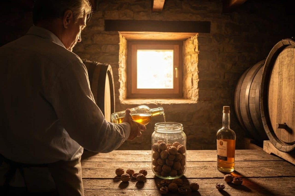 Quelle eau de vie pour vin de noix ?