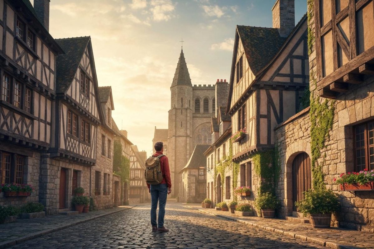 Quelle est une petite ville sympa à visiter en Normandie ?