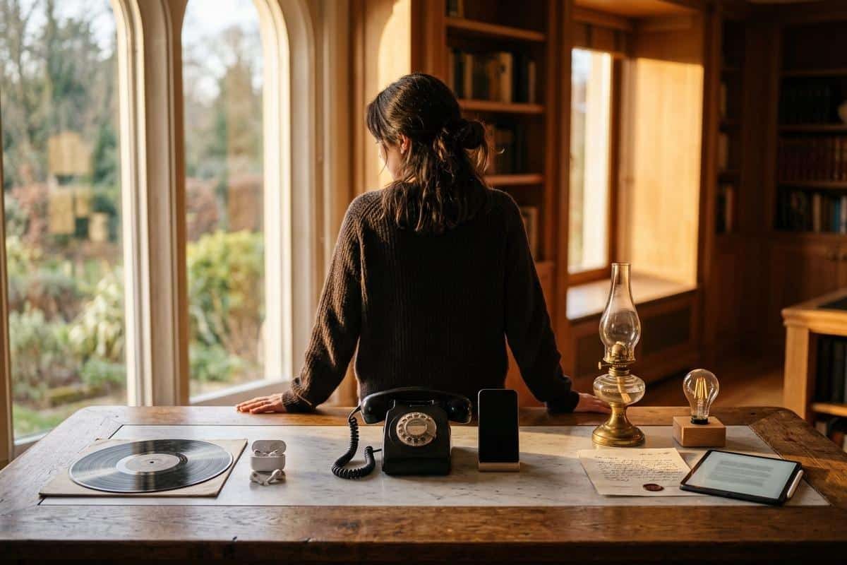 Quels sont quelques exemples d'objets d'autrefois et d'aujourd'hui ?